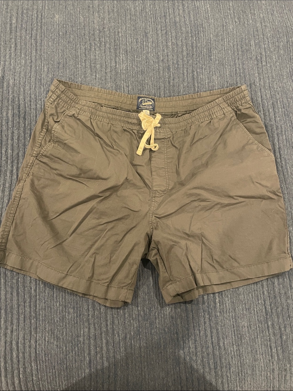 J Crew Men's Gray Shorts with Drawstring